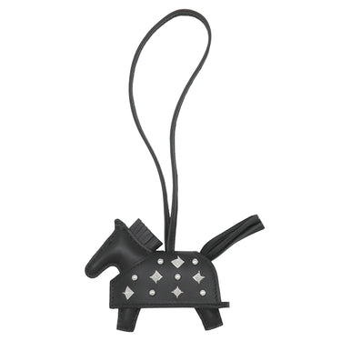 エルメス HERMES ロデオ ロベオロックPM ブラック アニョーミロ バッグチャーム シルバー金具 新品 未使用 黒 スタッズ 2025年製