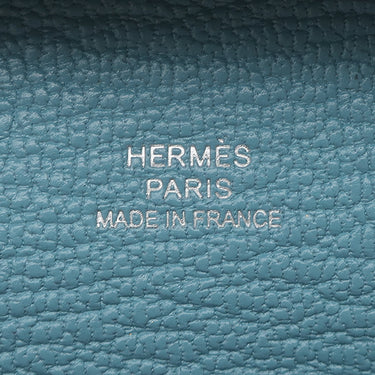 エルメス HERMES バスティア ブルージーン シェブルミゾル コインケース シルバー金具 新品 未使用 2026年製