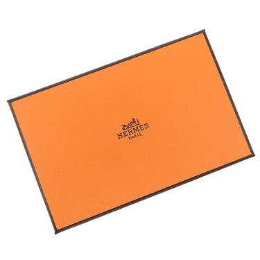 エルメス HERMES カルヴィ デュオ エトゥープ ヴォーエプソン カードケース シルバー金具 新品 未使用 フラグメントケース 2026年製