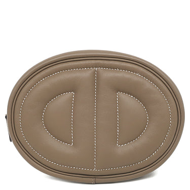 エルメス HERMES インザループ ベルトバッグ エトゥープ スイフト ボディバッグ シルバー金具 グレージュ ショルダー ウエストバッグ