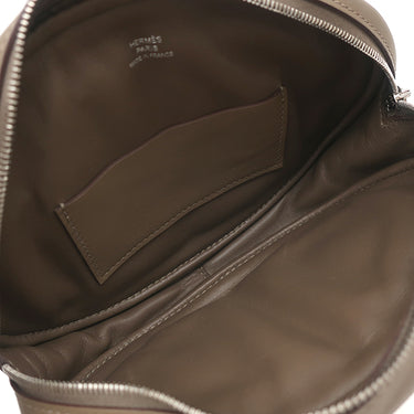 エルメス HERMES インザループ ベルトバッグ エトゥープ スイフト ボディバッグ シルバー金具 グレージュ ショルダー ウエストバッグ