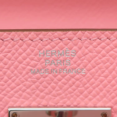 エルメス HERMES ケリーウォレット ロング トゥーゴー ローズコンフェッティ ヴォーエプソン 長財布 シルバー金具 ピンク 2025年製