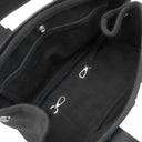 エルメス HERMES ヴァルパライソ PM ブラック トワルシェブロン スイフト ハンドバッグ シルバー金具 黒