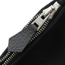 エルメス HERMES ヴァルパライソ PM ブラック トワルシェブロン スイフト ハンドバッグ シルバー金具 黒