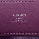 エルメス HERMES サックアリーヌ ミニ アネモネ ヴォースイフト ショルダーバッグ シルバー金具 紫