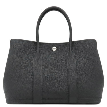 エルメス HERMES ガーデンパーティーTPM 30 ブラック ネゴンダ トートバッグ シルバー金具 新品 未使用 黒 オールレザー 2025年製