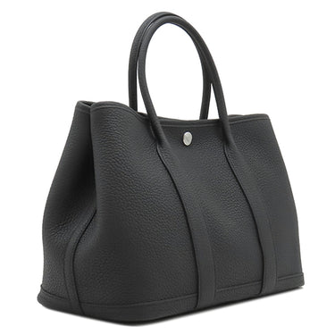 エルメス HERMES ガーデンパーティーTPM 30 ブラック ネゴンダ トートバッグ シルバー金具 新品 未使用 黒 オールレザー 2025年製