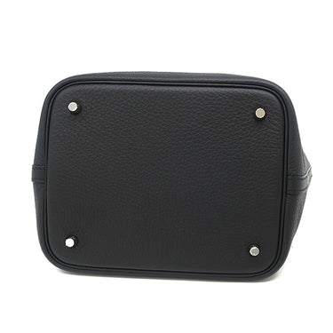 エルメス HERMES ピコタンロック MM 22 ブラック トリヨンクレマンス ハンドバッグ シルバー金具 新品 未使用 黒 2025年製