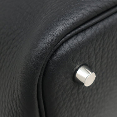 エルメス HERMES ピコタンロック MM 22 ブラック トリヨンクレマンス ハンドバッグ シルバー金具 新品 未使用 黒 2025年製