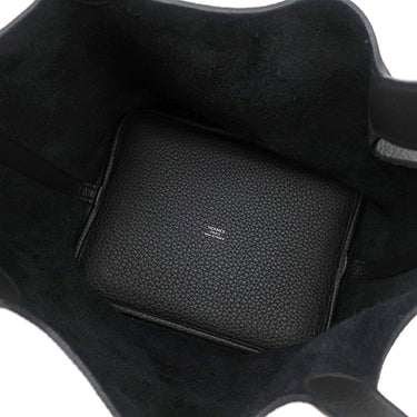 エルメス HERMES ピコタンロック MM 22 ブラック トリヨンクレマンス ハンドバッグ シルバー金具 新品 未使用 黒 2025年製