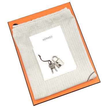 エルメス HERMES ピコタンロック 18 PM トレサージュ ブルーアンクル×ブリック×ブラック ヴォーエプソン ハンドバッグ シルバー金具 青 赤茶 黒