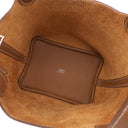 エルメス HERMES ピコタンロック 18 PM ゴールド トリヨンクレマンス ハンドバッグ シルバー金具 茶 2024年製