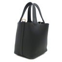エルメス HERMES ピコタンロック 18 PM ブラック トリヨンクレマンス ハンドバッグ ゴールド金具 新品 未使用 黒 2025年製