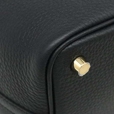エルメス HERMES ピコタンロック 18 PM ブラック トリヨンクレマンス ハンドバッグ ゴールド金具 新品 未使用 黒 2025年製