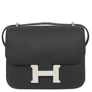 エルメス HERMES コンスタンス3 ミニ ミロワール ブラック ヴォーエプソン ショルダーバッグ シルバー金具 新品 未使用 黒 2026年製