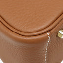 エルメス HERMES リンディ ミニ ゴールド トリヨンクレマンス ショルダーバッグ ゴールド金具 茶 ショルダー