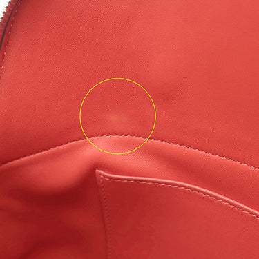 エルメス HERMES ボリード 31 ルージュピヴォワンヌ トリヨンクレマンス 2WAYバッグ シルバー金具 赤 ハンドバッグ ショルダー