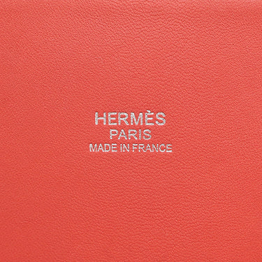エルメス HERMES ボリード 31 ルージュピヴォワンヌ トリヨンクレマンス 2WAYバッグ シルバー金具 赤 ハンドバッグ ショルダー