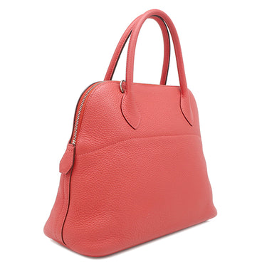 エルメス HERMES ボリード 31 ルージュピヴォワンヌ トリヨンクレマンス 2WAYバッグ シルバー金具 赤 ハンドバッグ ショルダー