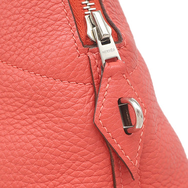 エルメス HERMES ボリード 31 ルージュピヴォワンヌ トリヨンクレマンス 2WAYバッグ シルバー金具 赤 ハンドバッグ ショルダー