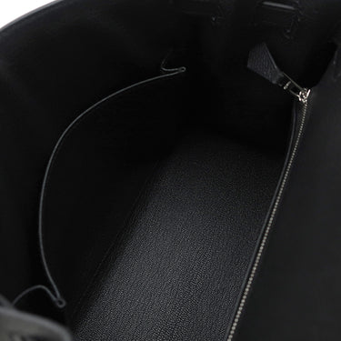 エルメス HERMES ケリー25 外縫い ブラック ヴォーエプソン 2WAYバッグ シルバー金具 新品 未使用 黒 2025年製