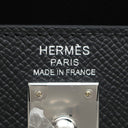 エルメス HERMES ケリー25 外縫い ブラック ヴォーエプソン 2WAYバッグ シルバー金具 新品 未使用 黒 2025年製