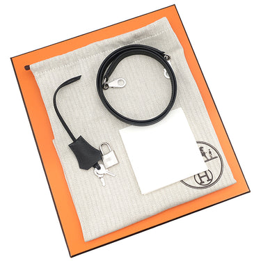 エルメス HERMES ケリー25 外縫い ブラック ヴォーエプソン 2WAYバッグ シルバー金具 新品 未使用 黒 2025年製