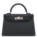 エルメス HERMES ミニケリードゥ 外縫い ブラック ヴォーエプソン 2WAYバッグ シルバー金具 新品 未使用 黒 ショルダー 2026年製