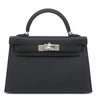 エルメス HERMES ミニケリードゥ 外縫い ブラック ヴォーエプソン 2WAYバッグ シルバー金具 新品 未使用 黒 ショルダー 2026年製