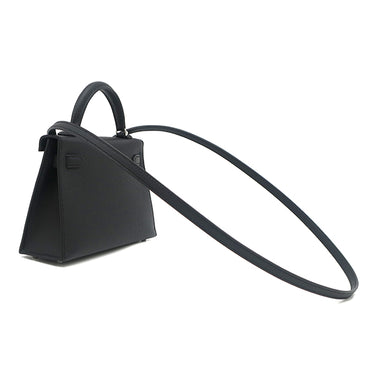 エルメス HERMES ミニケリードゥ 外縫い ブラック ヴォーエプソン 2WAYバッグ シルバー金具 新品 未使用 黒 ショルダー 2026年製
