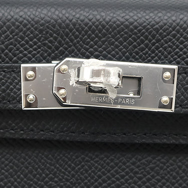 エルメス HERMES ミニケリードゥ 外縫い ブラック ヴォーエプソン 2WAYバッグ シルバー金具 新品 未使用 黒 ショルダー 2026年製