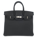 エルメス HERMES バーキン25 ブラック トゴ ハンドバッグ シルバー金具 新品 未使用 黒 2026年製