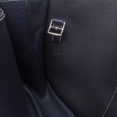 エルメス HERMES アルザン 31 ブルーニュイ トリヨンクレマンス 2WAYバッグ シルバー金具 紺 ハンドバッグ ショルダー