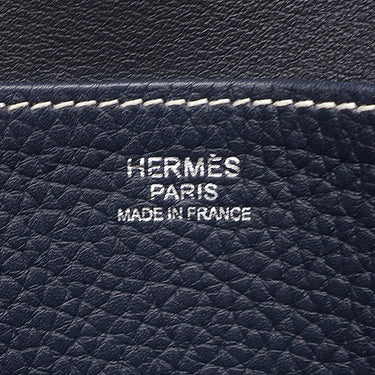 エルメス HERMES アルザン 31 ブルーニュイ トリヨンクレマンス 2WAYバッグ シルバー金具 紺 ハンドバッグ ショルダー