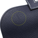 エルメス HERMES アルザン 31 ブルーニュイ トリヨンクレマンス 2WAYバッグ シルバー金具 紺 ハンドバッグ ショルダー