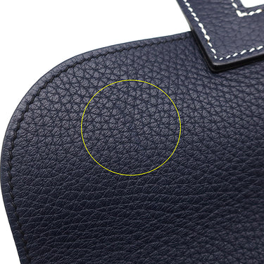 エルメス HERMES アルザン 31 ブルーニュイ トリヨンクレマンス 2WAYバッグ シルバー金具 紺 ハンドバッグ ショルダー