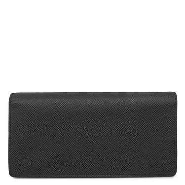 ルイヴィトン LOUIS VUITTON ポルトフォイユ ブラザ M30501 ブラック タイガ 長財布 シルバー金具 黒 二つ折り