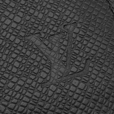 ルイヴィトン LOUIS VUITTON ポルトフォイユ ブラザ M30501 ブラック タイガ 長財布 シルバー金具 黒 二つ折り