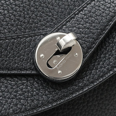 エルメス HERMES リンディ30 ブラック トリヨンクレマンス 2WAYバッグ シルバー金具 黒 ハンドバッグ ショルダー
