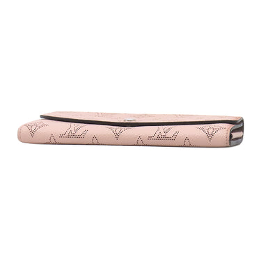 ルイヴィトン LOUIS VUITTON ポルトフォイユ イリス M60145 マグノリア モノグラムマヒナ 長財布 シルバー金具 二つ折り イニシャル刻印入り