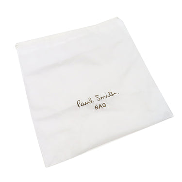 ポールスミス Paul Smith インセットクロスオーバーストライプ ショルダー ネイビー レザー ショルダーバッグ ゴールド金具 紺 マルチカラー