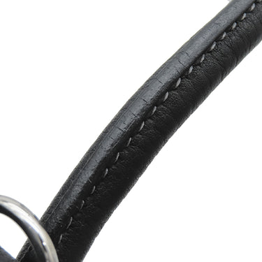 エルメス HERMES ガーデンファイル PM ブラック ネゴンダ トワルミリタリー 2WAYバッグ シルバー金具 黒 ハンドバッグ ショルダー トワルミリテール
