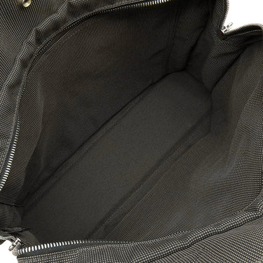 エルメス HERMES エールライントート MM グレー キャンバス トートバッグ シルバー金具 鍵・カデナ欠品