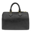 ルイヴィトン LOUIS VUITTON スピーディ25 M59032 ノワール エピレザー ハンドバッグ ゴールド金具 黒 ボストンバッグ 鍵 パドロック欠品