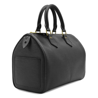 ルイヴィトン LOUIS VUITTON スピーディ25 M59032 ノワール エピレザー ハンドバッグ ゴールド金具 黒 ボストンバッグ 鍵 パドロック欠品
