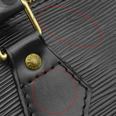 ルイヴィトン LOUIS VUITTON スピーディ25 M59032 ノワール エピレザー ハンドバッグ ゴールド金具 黒 ボストンバッグ 鍵 パドロック欠品
