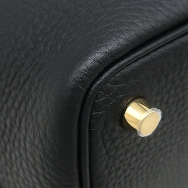 エルメス HERMES ピコタンロック 18 PM ブラック トリヨンクレマンス ハンドバッグ ゴールド金具 新品 未使用 黒 2026年製