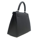 エルメス HERMES ケリー25 外縫い ブラック ヴォーエプソン 2WAYバッグ シルバー金具 新品 未使用 ショルダー 2026年製