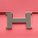 エルメス HERMES コンスタンス トゥーゴー ローズアザレ エバーカラー 長財布 シルバー金具 ピンク