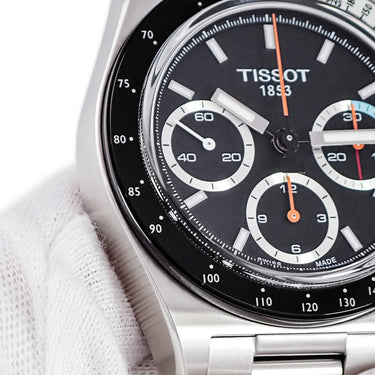腕時計 ティソ TISSOT PR516 クロノグラフ メカニカル T149.459.21.051.00 手巻き メンズ ブラック スモールセコンド